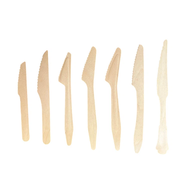 100 PCS Disposable Wood Knife