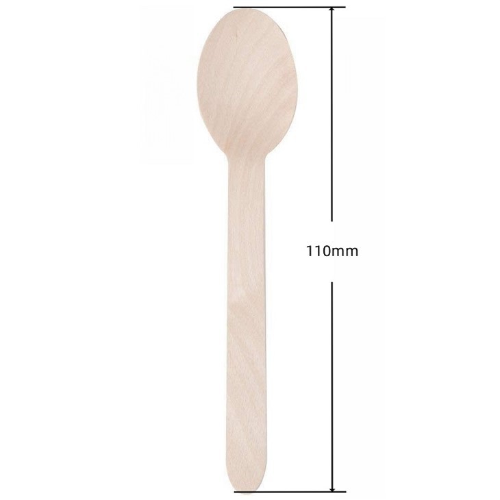 110 mm Wood Tea Spoon